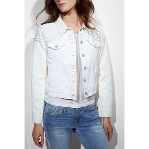 Detailed White Jean Jacket Never Worn